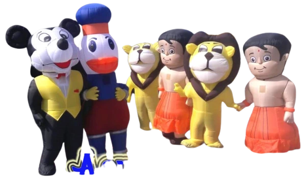 Bouncy round sliding | A One Sky Balloons Delhi