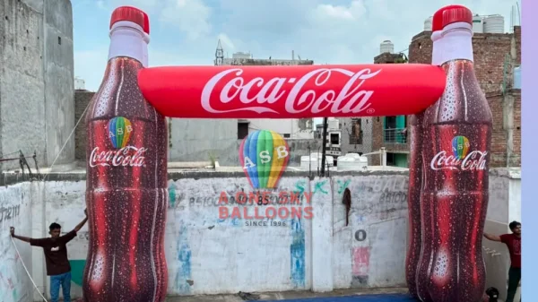 Coca Cola Inflatable Advertising | A One Sky Balloons Delhi