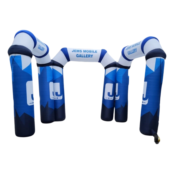 Custom Branded Square Arch Gate - 4×5 m and 5×6 m | A One Sky Balloons Delhi