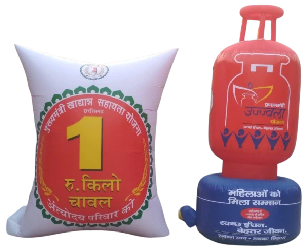 Product Walking Tomato Ketchup Inflatable | A One Sky Balloons Delhi